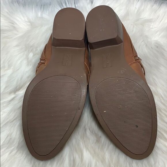 Bella Vita Tan Vegan Leather Booties Sz 11W - Picture 6 of 6